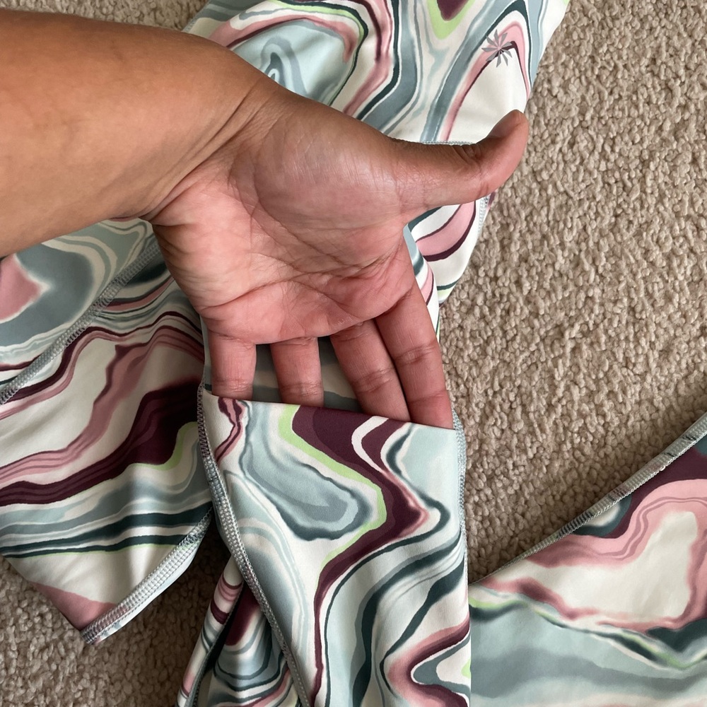 Athleta Ultimate Stash Pocket Printed Capri - Picture 7 of 11